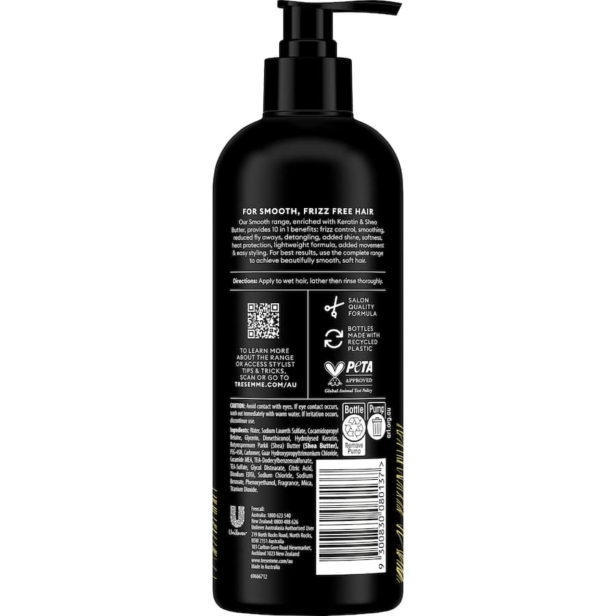 Tresemme Shampoo Keratin Smooth Pump 500mL