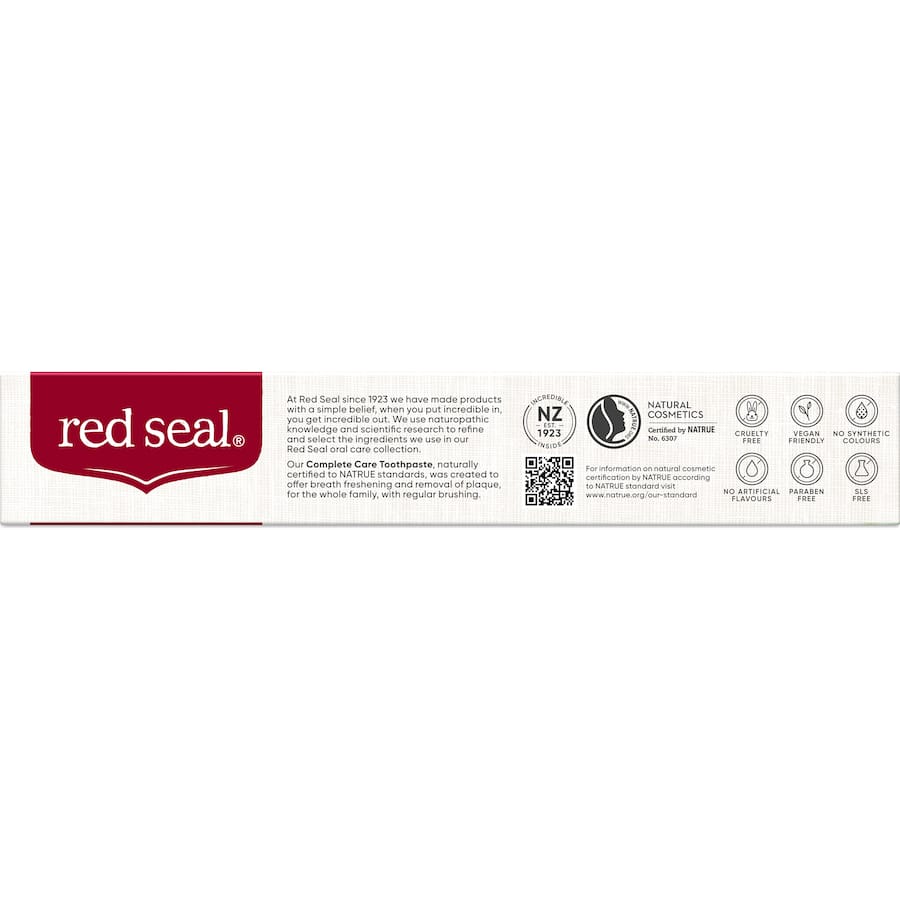 Red Seal Toothpaste Complete Care Mild Mint Tube 100g