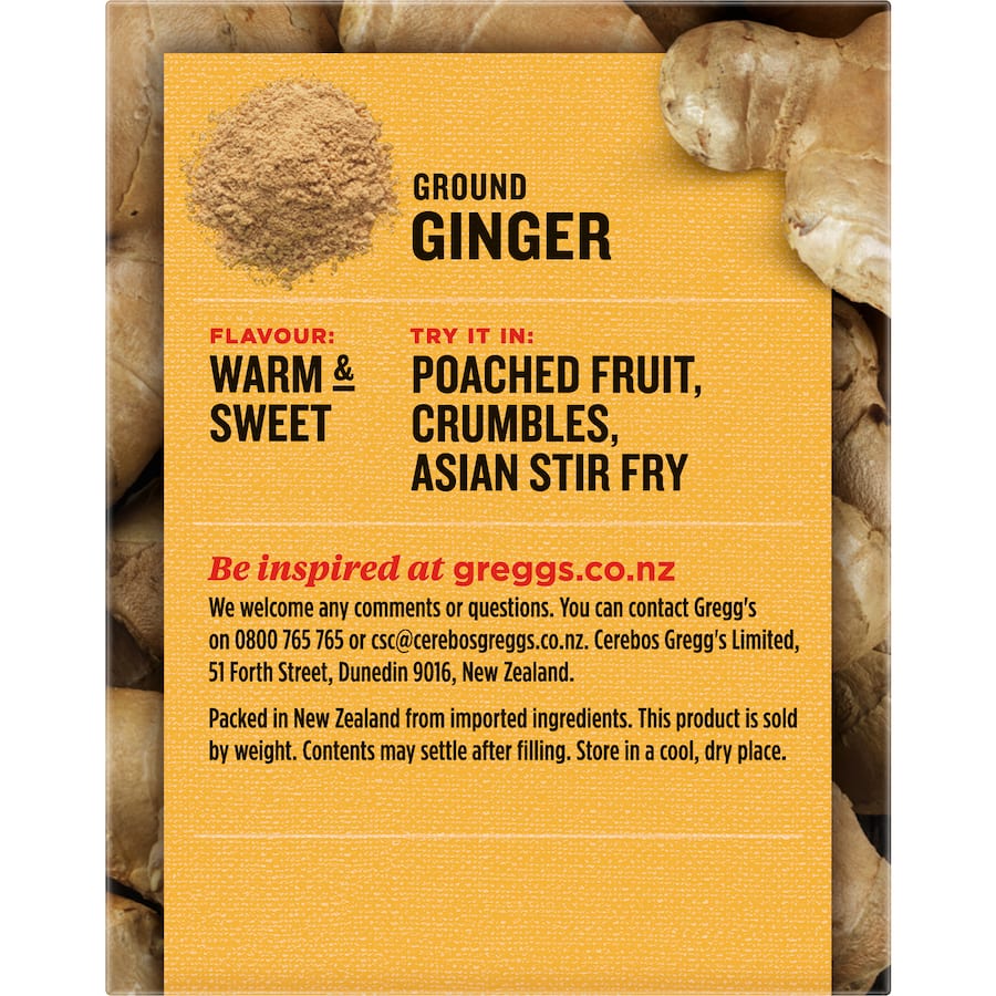 Greggs Ginger Ground Box 30g