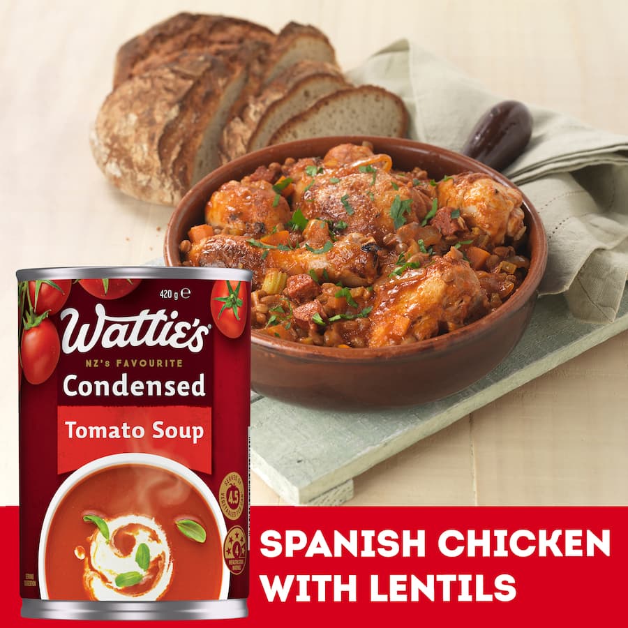 Wattie's Condensed Soup Tomato Canned 420g
