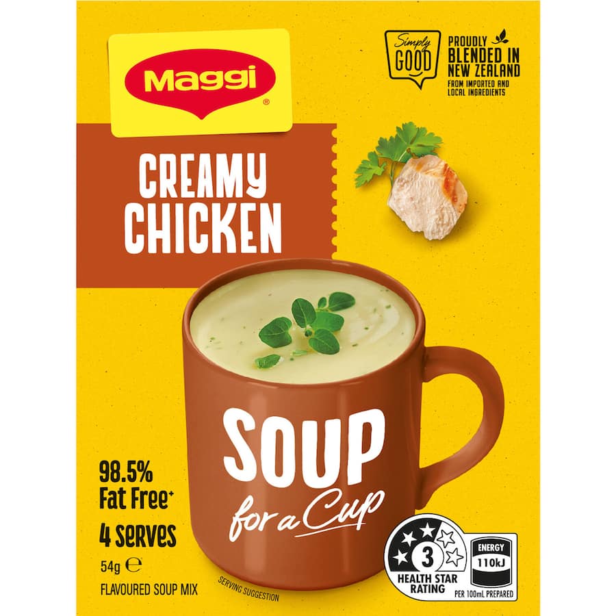 Maggi Soup For A Cup Instant Soup Creamy Chicken 4 pack 54g