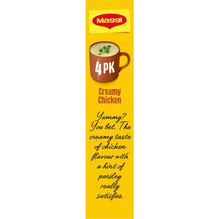Maggi Soup For A Cup Instant Soup Creamy Chicken 4 pack 54g