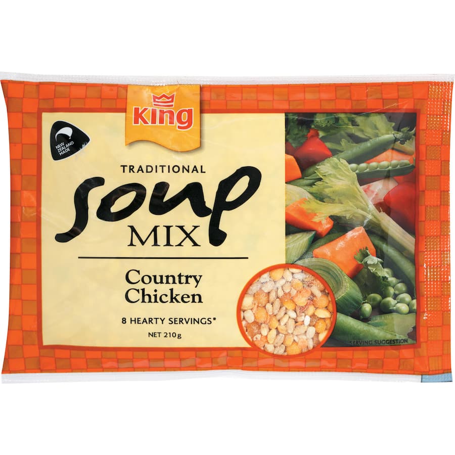 King Soup Mix Country Chicken Pkt 210g