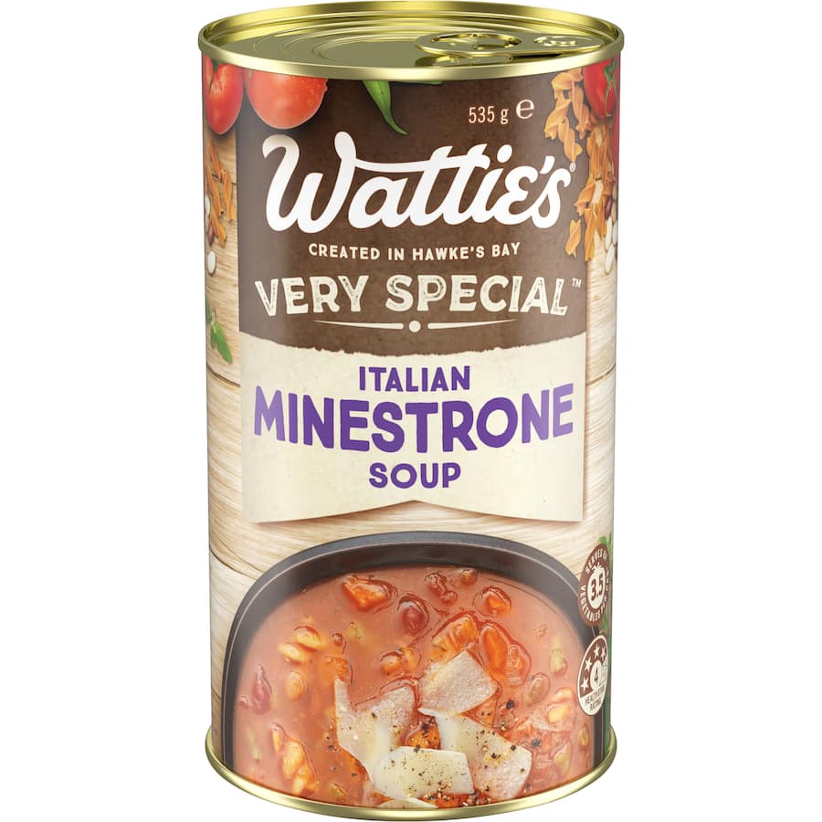 Wattie's Very Special Soup Italian Minestrone Canned 535g