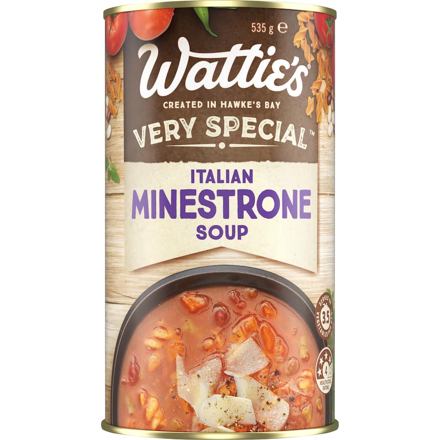 Wattie's Very Special Soup Italian Minestrone Canned 535g