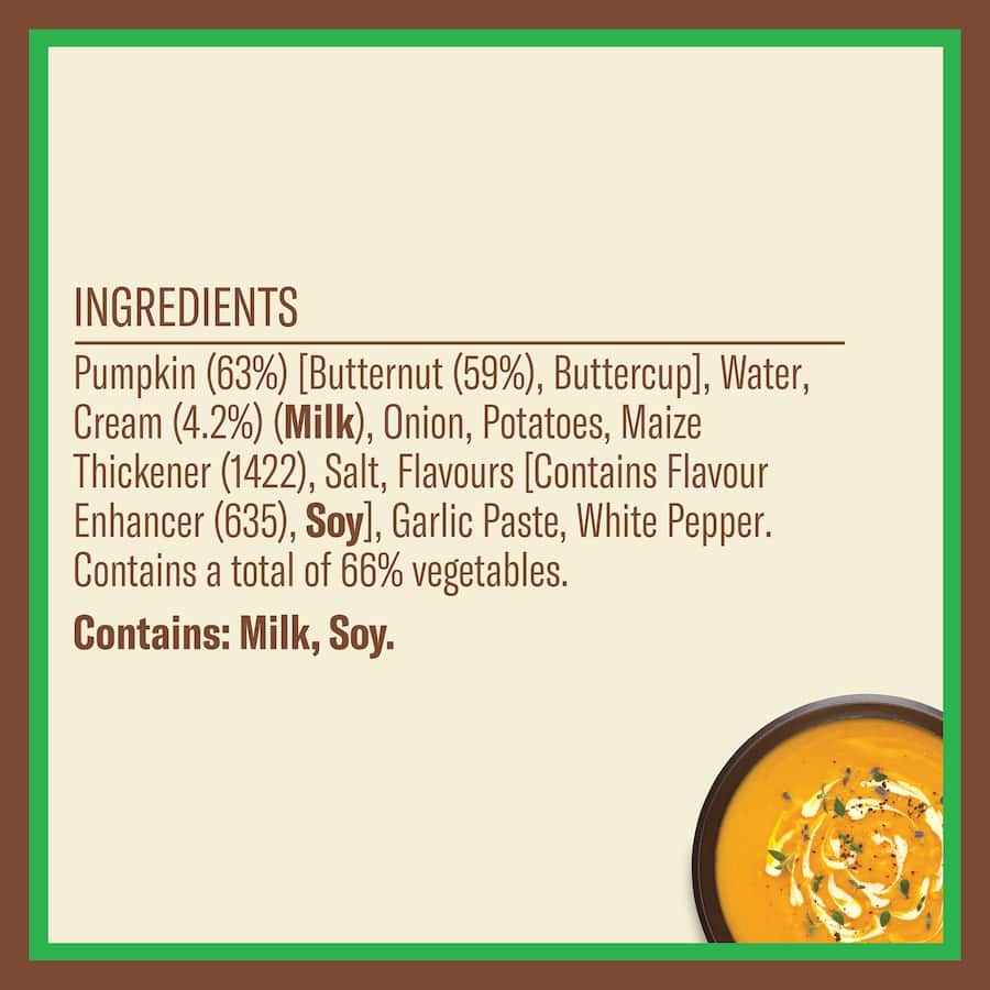 Wattie's Very Special Soup Creamy Pumpkin Canned 535g