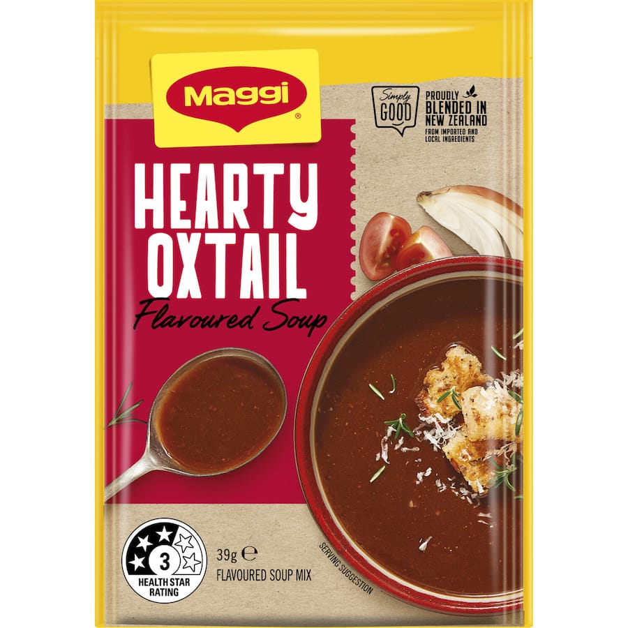 Maggi Soup Heartly Oxtail Sachet 39g