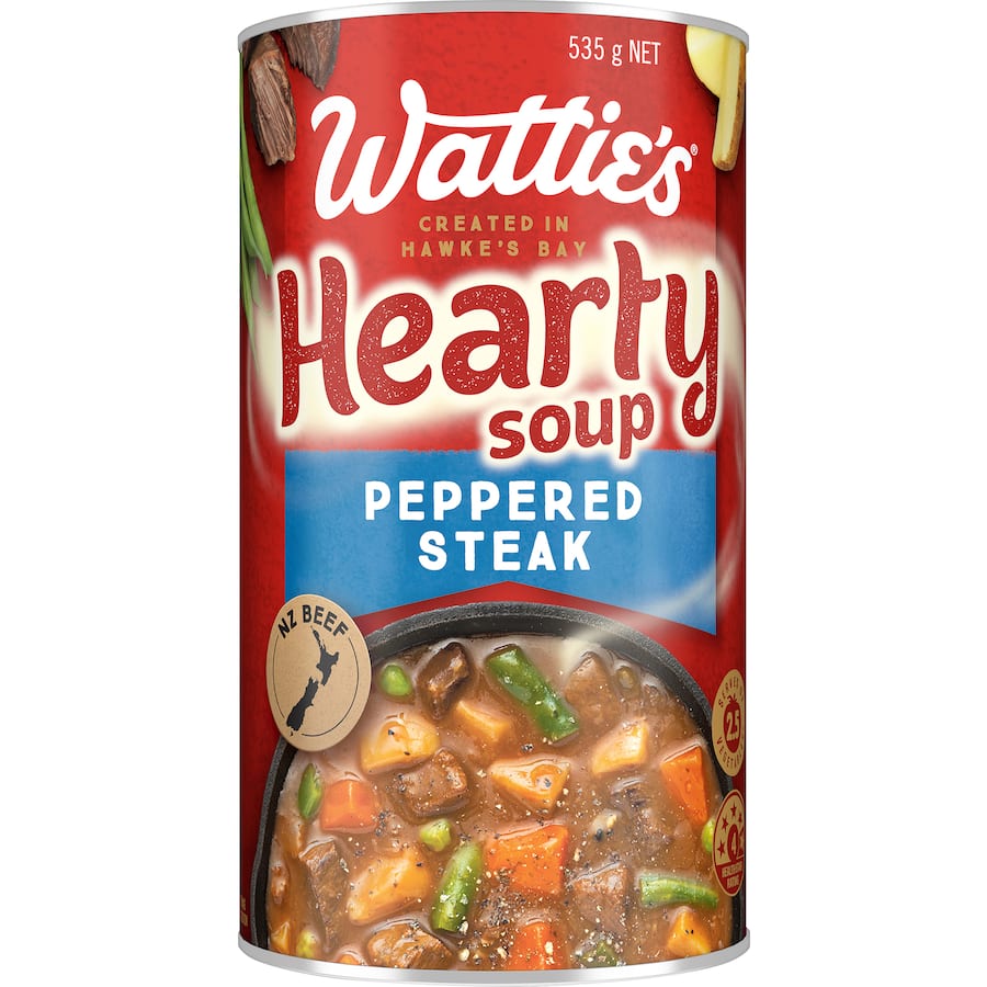 Wattie's Hearty Soup Steak Canned 535g