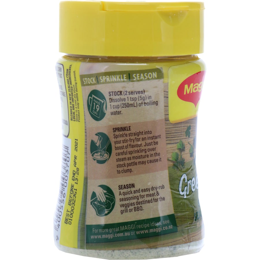 Maggi Stock Powder Green Herb Shaker Pottle 95g