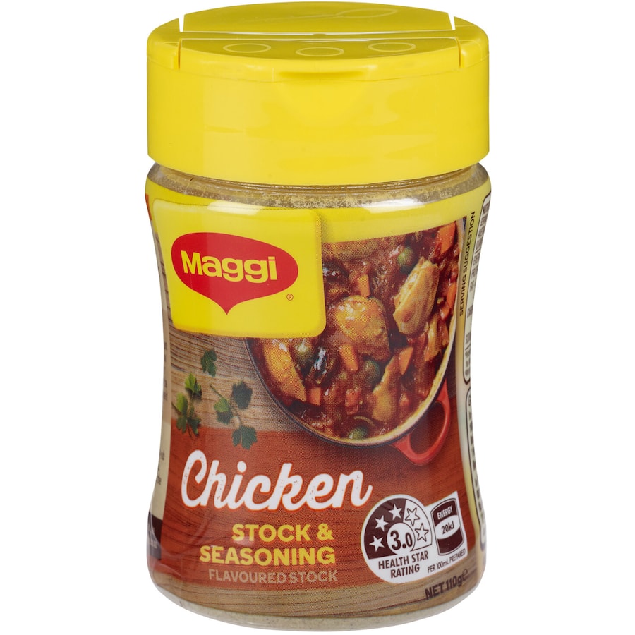 Maggi Stock Powder Chicken Shaker Pottle 110g