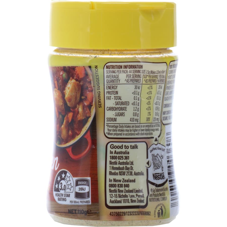 Maggi Stock Powder Chicken Shaker Pottle 110g