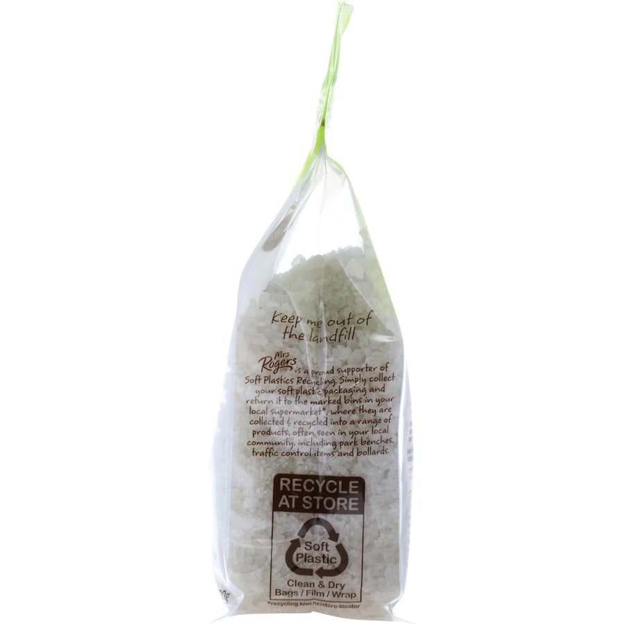Mrs Rogers Sea Salt Coarse Resealable bag 500g