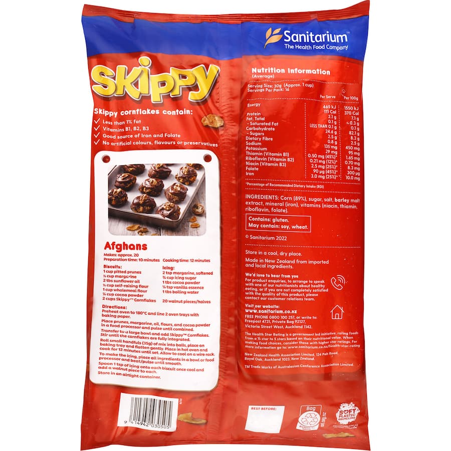 Sanitarium Skippy Cereal Cornflakes Pack 500g