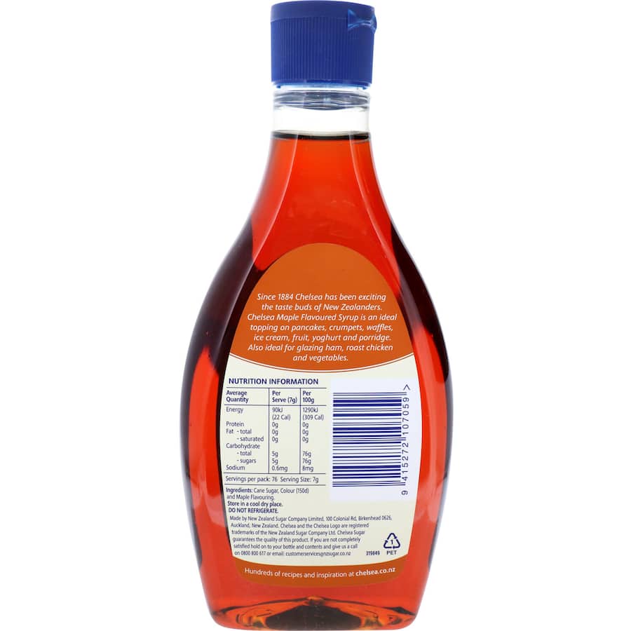 Chelsea Maple Syrup Flavoured Bottle 530g