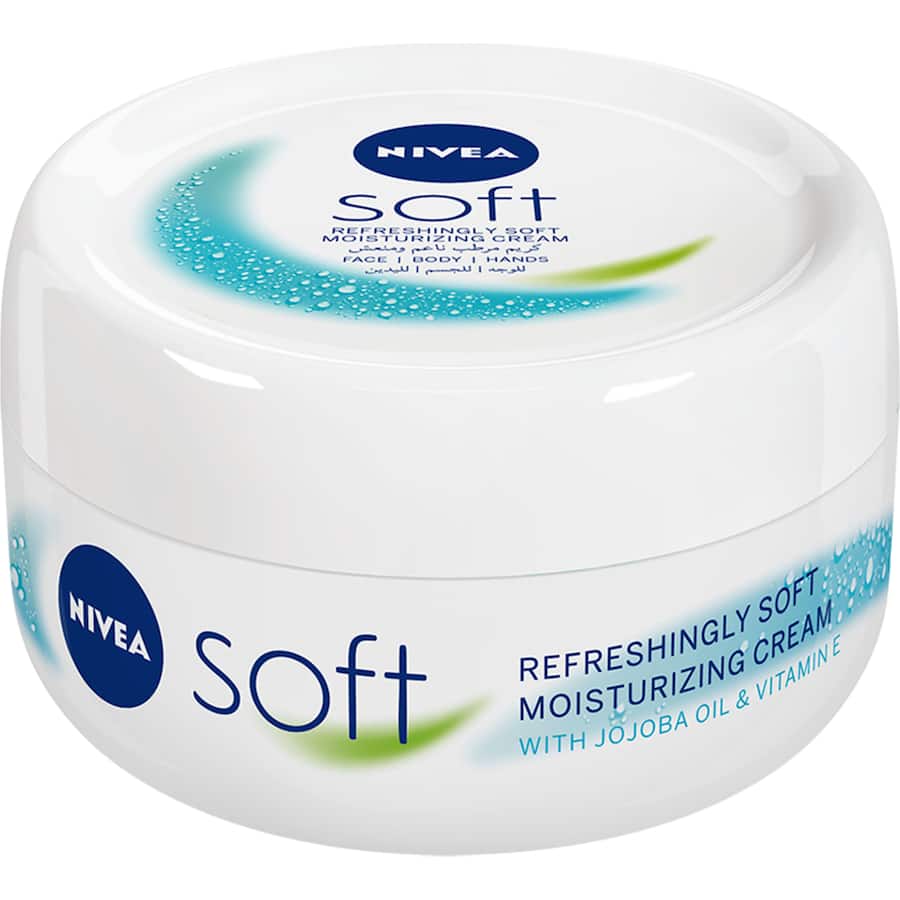 Nivea Soft Day Cream Jojoba & Vitamin E Creme Tub 200mL