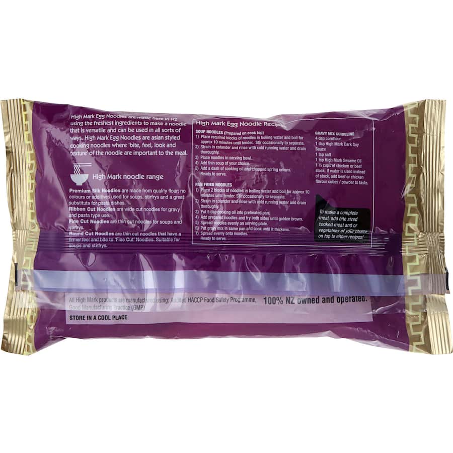 High Mark Egg Noodles Round 280g