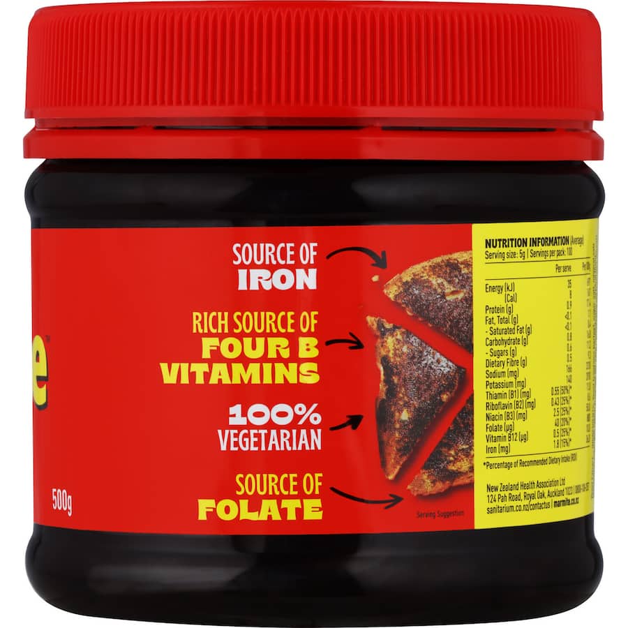 Sanitarium Marmite Yeast Spread Jar 500g