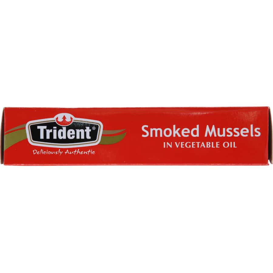 Trident Mussels Smoked In Vege Oil Tear tab can 85g