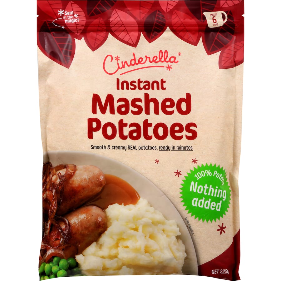 Cinderella Potato Flakes Instant Mashed Bagged 225g