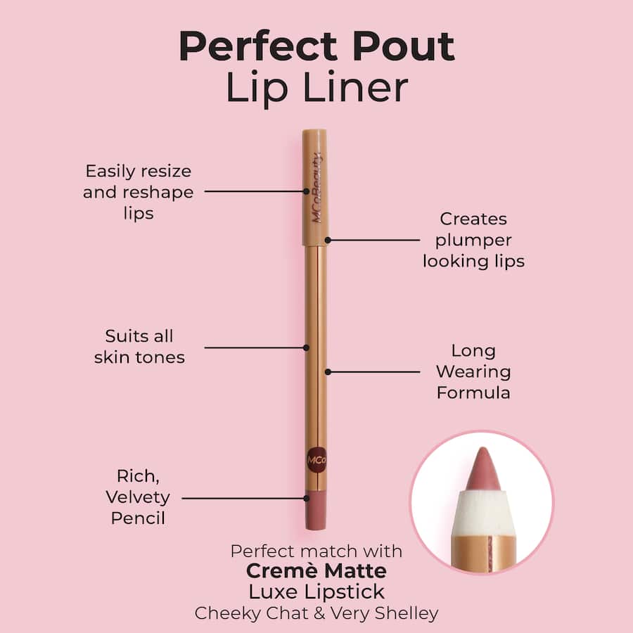 Mcobeauty Perfect Pout Lip Liner Cheeky Chat 55g