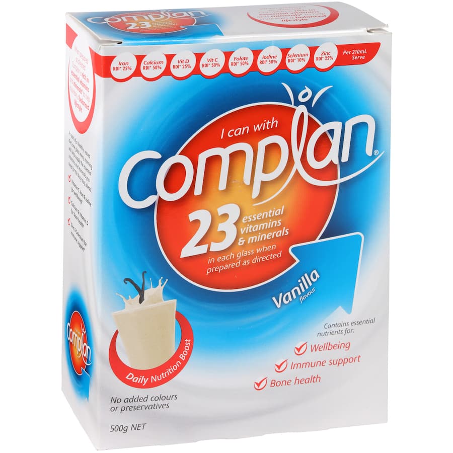 Complan Nutrition Formula Vanilla 500g