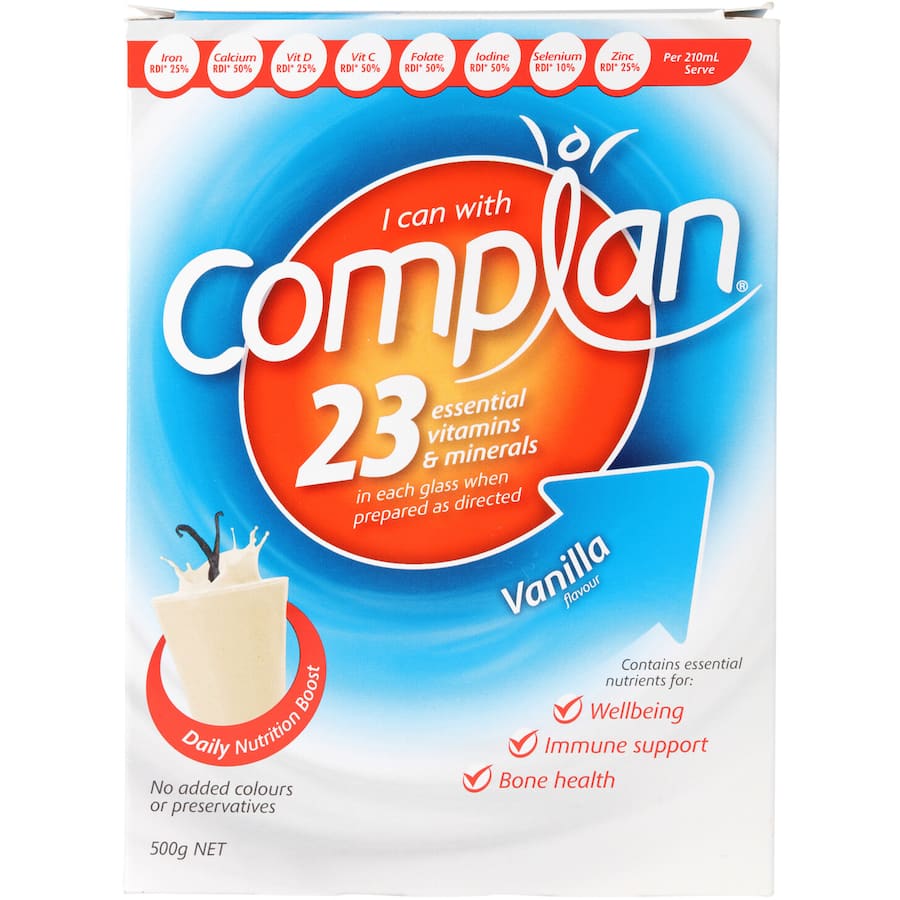 Complan Nutrition Formula Vanilla 500g