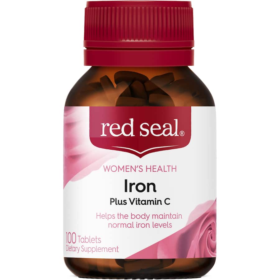 Red Seal Iron Plus Vitamin C Tablets 100pack