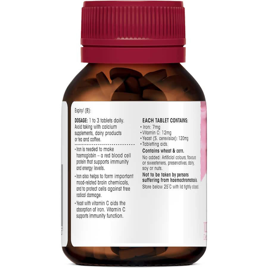 Red Seal Iron Plus Vitamin C Tablets 100pack