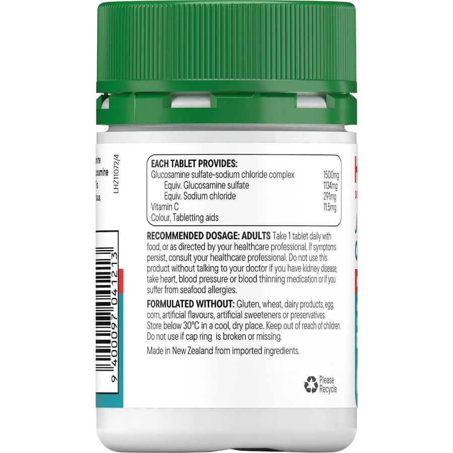 Healtheries Glucosamine 1500mg Tablets 60pack