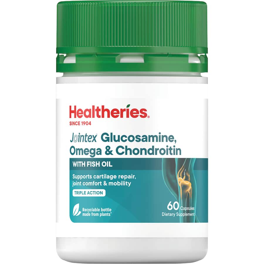 Healtheries Joint Formula Glucosamine Omega & Chondro Capsules 60pack