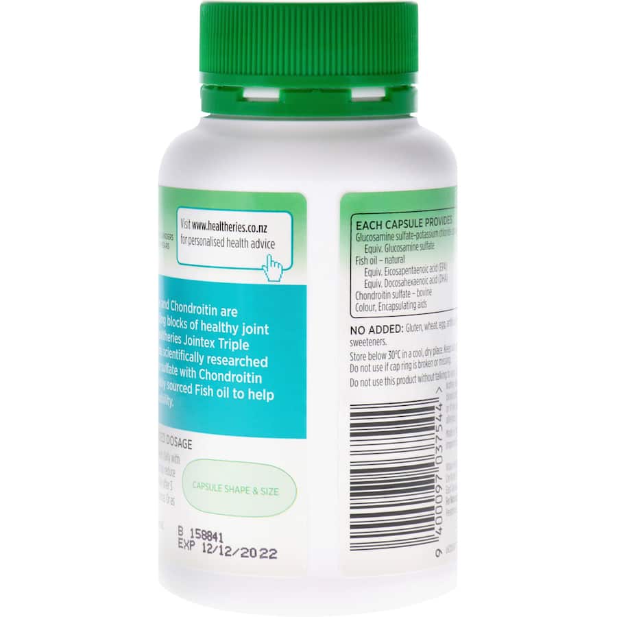 Healtheries Joint Formula Glucosamine Omega & Chondro Capsules 60pack