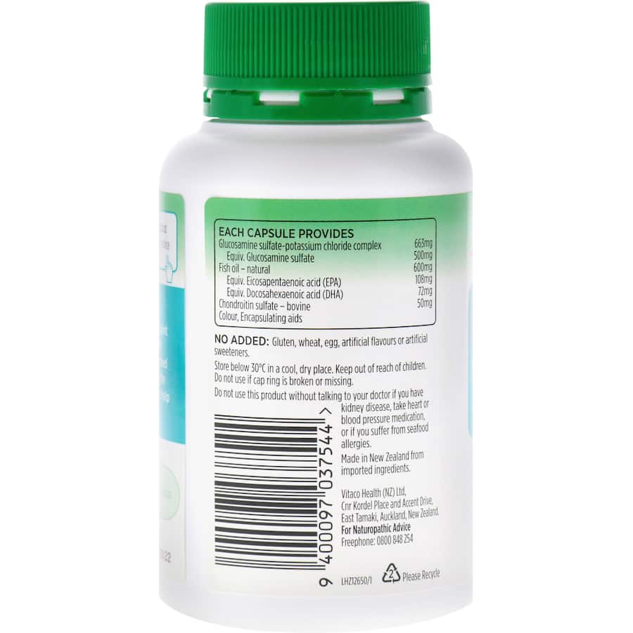 Healtheries Joint Formula Glucosamine Omega & Chondro Capsules 60pack