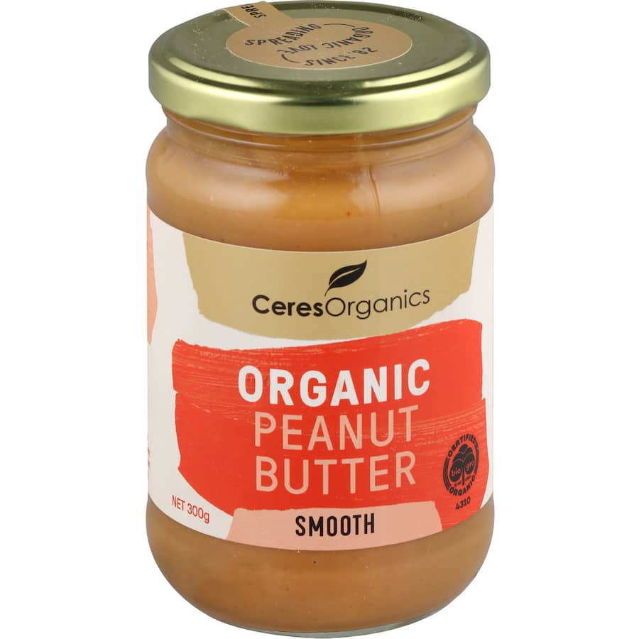 Ceres Organics Peanut Butter Smooth 300g