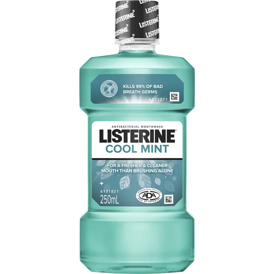 Listerine Mouth Rinse Cool Mint 250mL