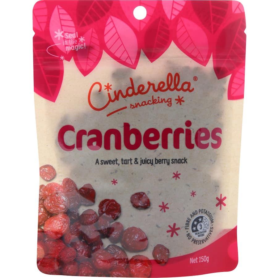 Cinderella Cranberries Dried 150g