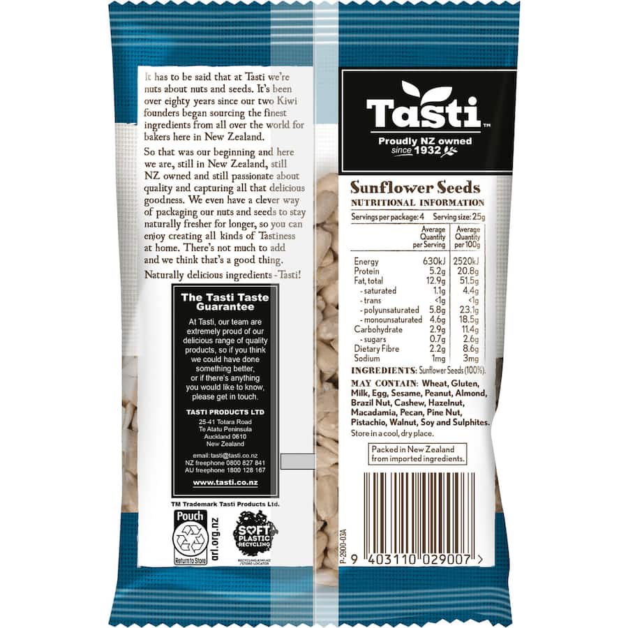Tasti Sunflower Seeds 100g