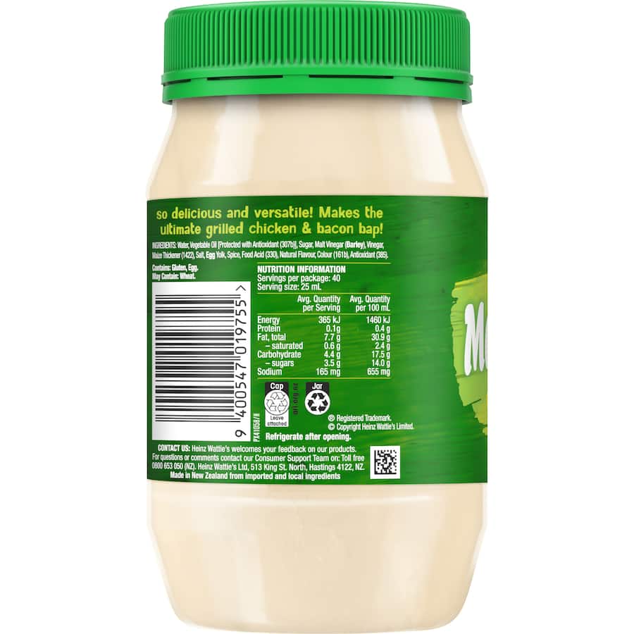 Eta Mayonnaise Original Jar 1L