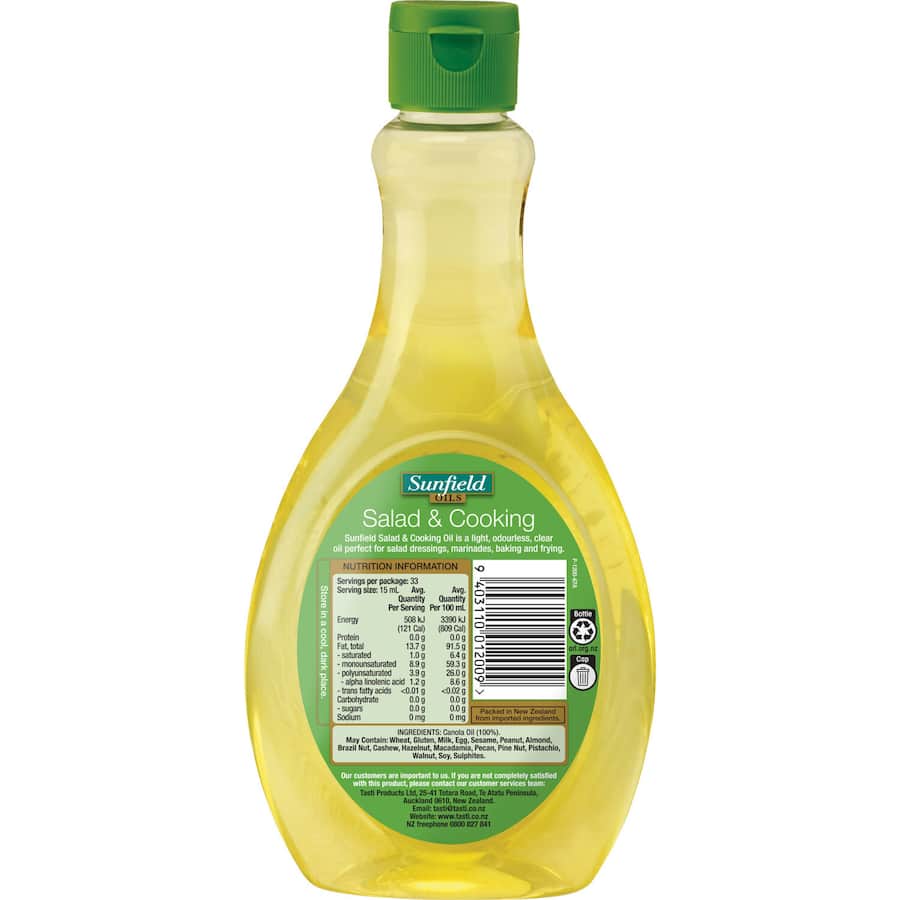 Sunfield Salad & Cooking Oil 500mL