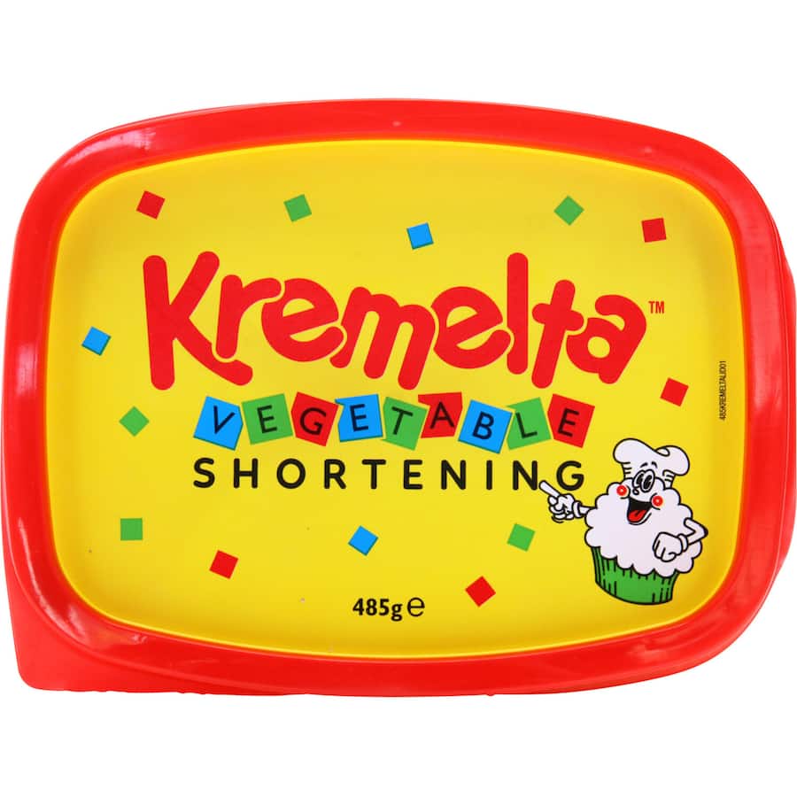 Kremelta Vegetable Fat Shortening Tub 485g