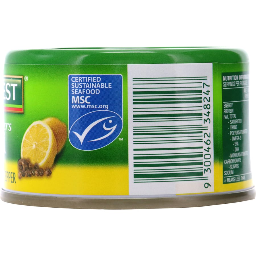 John West Tempters Tuna Lemon & Cracked Pepper Tear tab can 95g