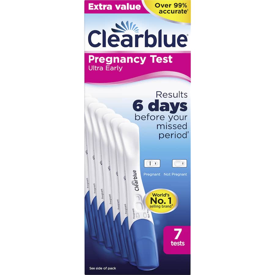 Clearblue Pregnancy Test Kit Visual Early Detect 7pack