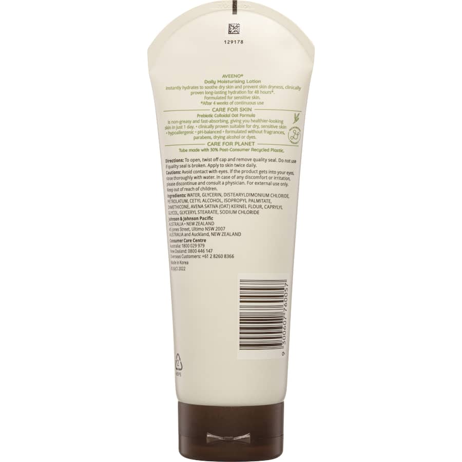 Aveeno Active Naturals Body Lotion Moisturising 225mL