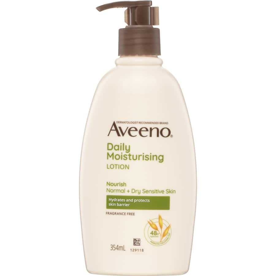 Aveeno Active Naturals Body Lotion Daily Moisturiser Pump 354mL