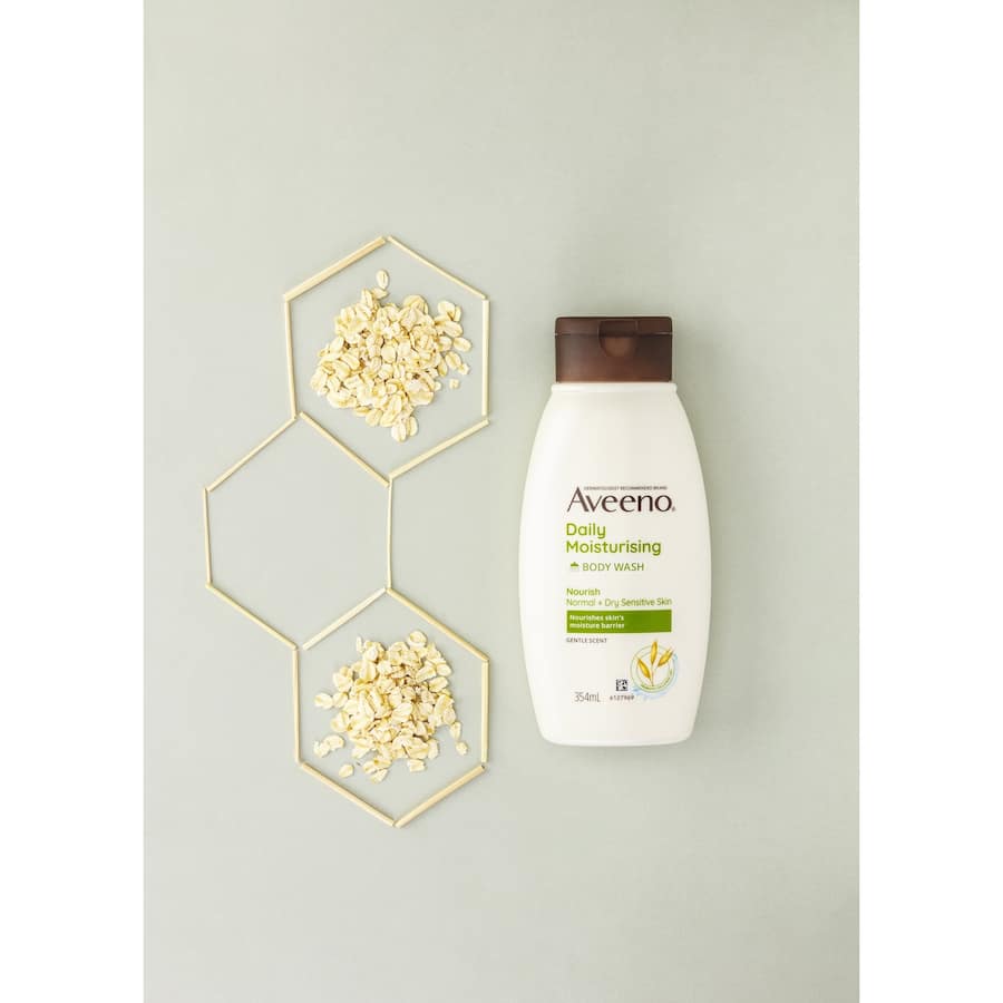 Aveeno Active Naturals Body Wash Daily Moisturising Bottle 354mL