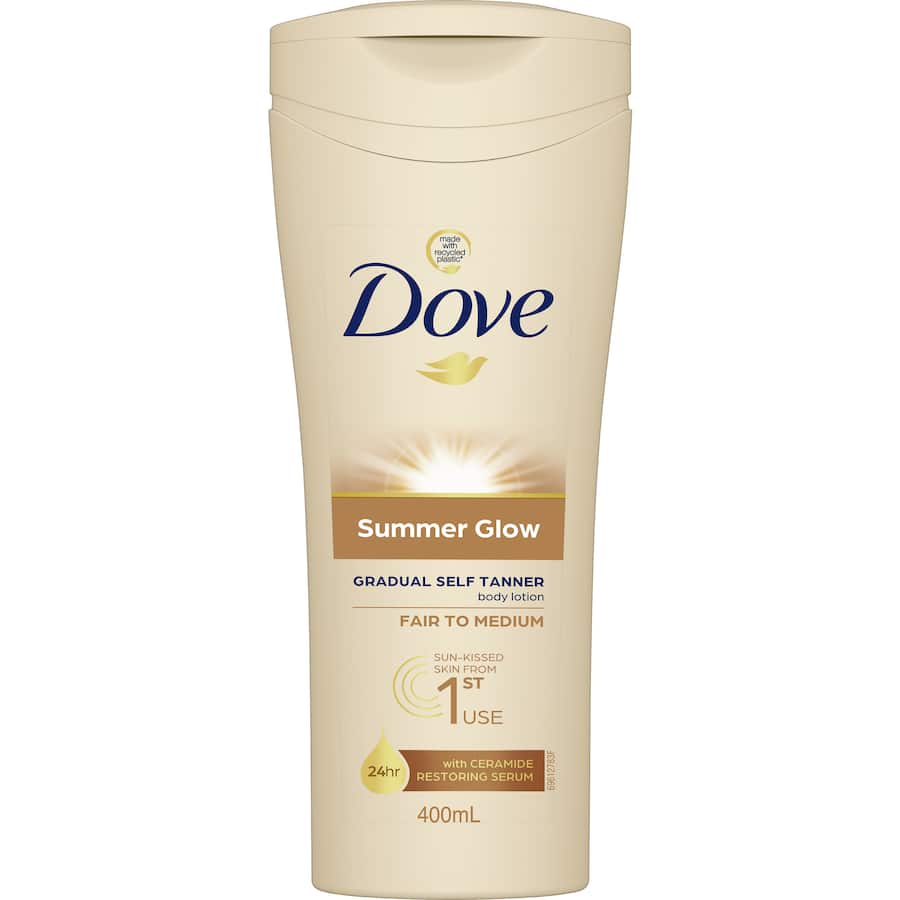 Dove Summer Glow Body Lotion Fair To Medium Skin 400mL