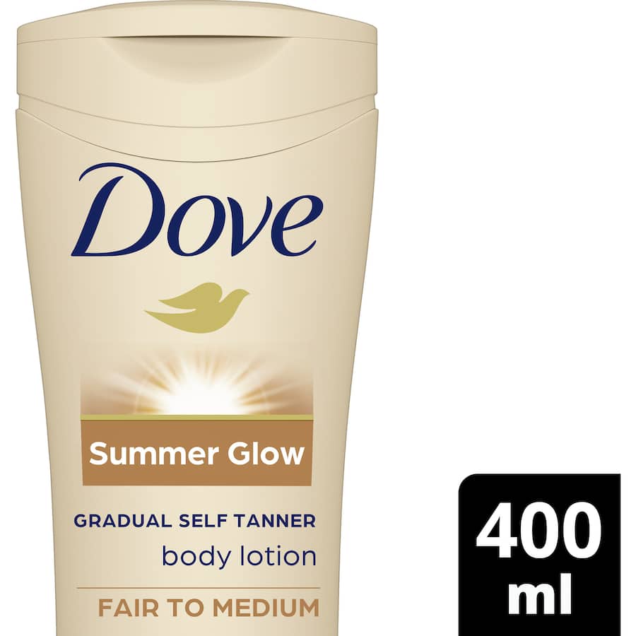 Dove Summer Glow Body Lotion Fair To Medium Skin 400mL