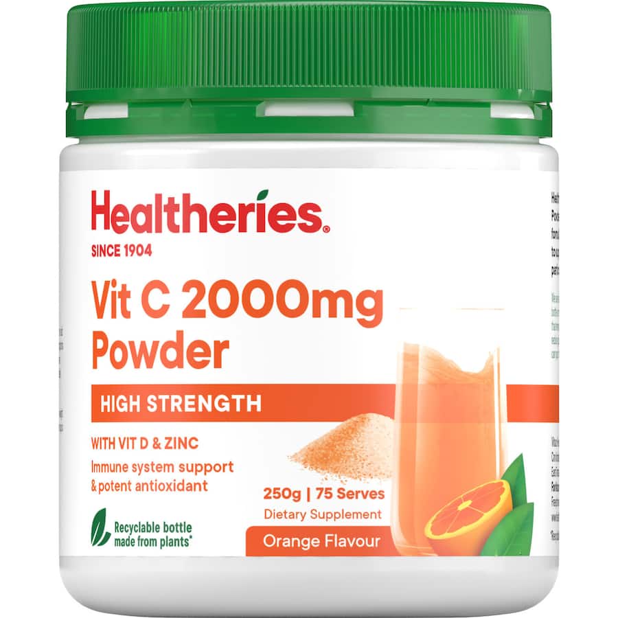 Healtheries Vitamin C Powder 2000mg 250g