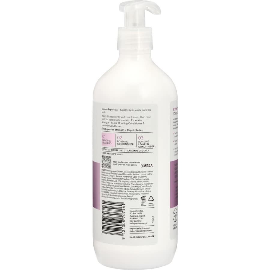 Essano Expertise Shampoo Strength & Repair Pump 600mL