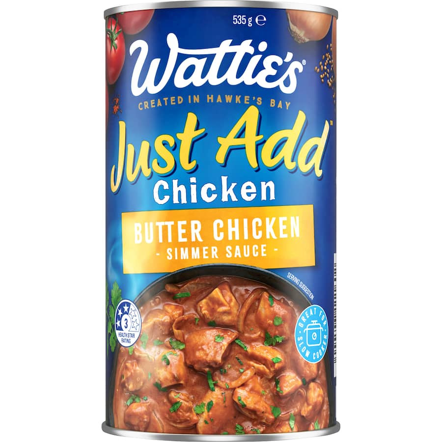 Watties Just Add Simmer Sauce Butter Chicken Can 525g