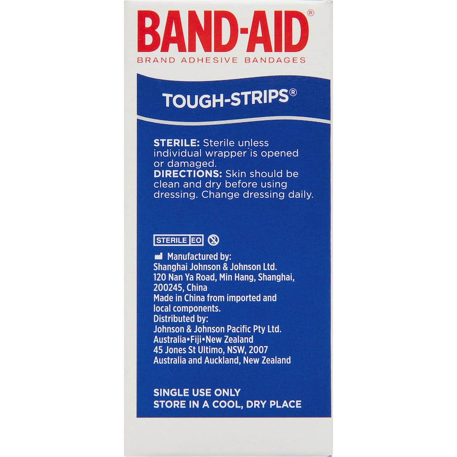Band Aid Plasters Tough Strips 40pack